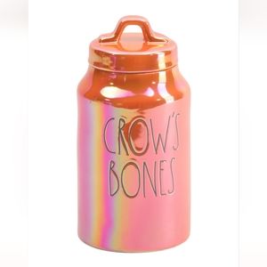 Rae Dunn Crows Bones Canister
